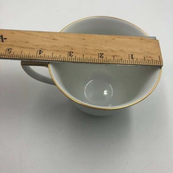 Vintage Mikasa Teacup and Saucer Set Fine China LAC27 Japan Mornay White - Picture 12 of 14